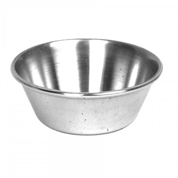 Stainless Steel Round Sauce Cup - Kitchway.com
