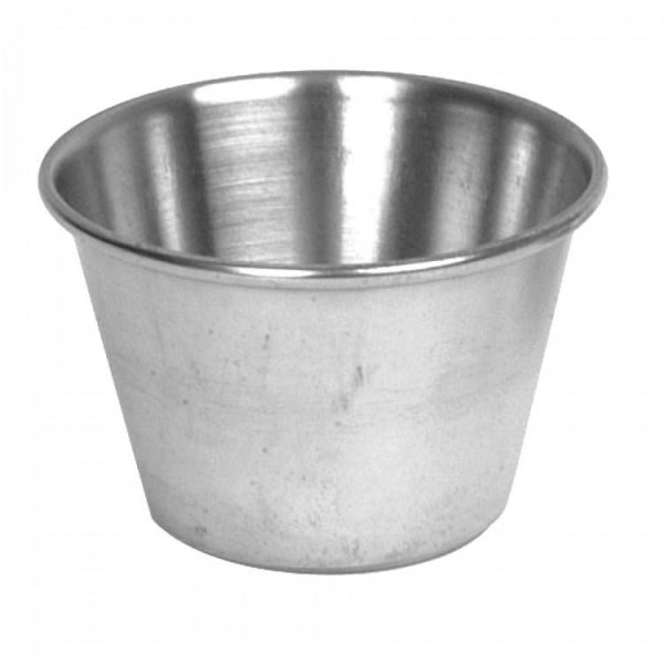Stainless Steel Round Sauce Cup - Kitchway.com