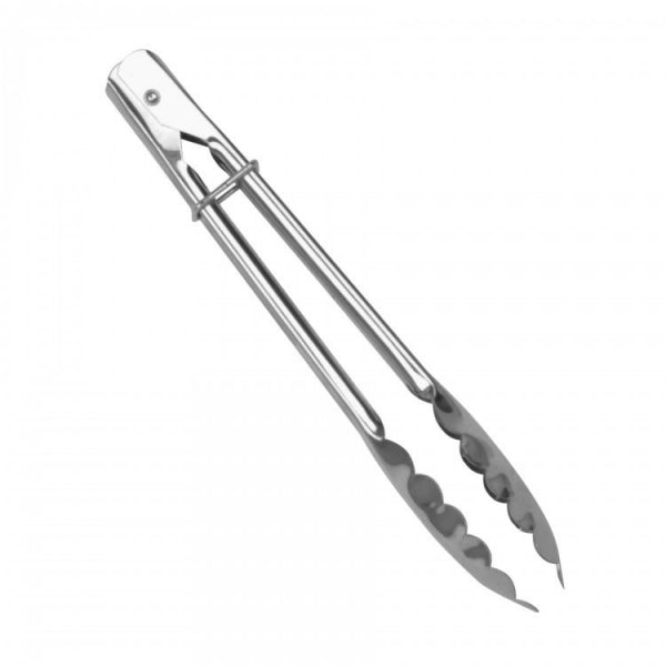 Stainless Steel Tong with Locking Ring - Kitchway.com