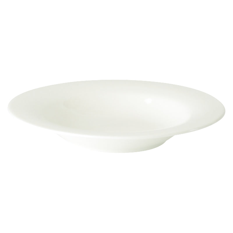 Connoisseur Fine Bone China Rimmed Soup Plate 23cm/9 - Pack of 6