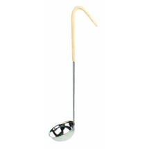 Stainless Steel 1-Piece Ladle with Ivory Handle - 90ml (3oz)