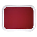 Burgunderfarbenes Fun-Tablett 360 x 460 mm