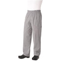 Chef Works Essential Baggy Pants Small Black Check L