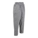 Chef Works Essential Baggy Pants Small Black Check M