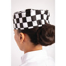 Whites Chefs Skull Cap Big Black and White Check