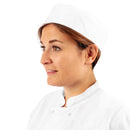 Whites Chefs Unisex Skull Cap Polycotton White - M