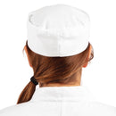 Whites Chefs Unisex Skull Cap Polycotton White - XL