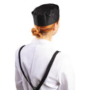 Whites Chef Skull Cap Polycotton Black - XL