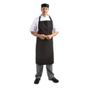 Whites Bib Apron Polycotton Black
