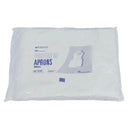 Disposable Polythene Bib Aprons 14.5 Micron White (Pack of 100)