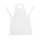 Disposable Polythene Bib Aprons 14.5 Micron White (Pack of 100)