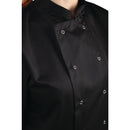 Whites Vegas Unisex Chefs Jacket Short Sleeve Black XS