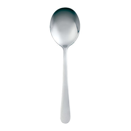 Milan 18/10 Stainless Steel Sleek Design Soup Spoons (Pack of 12)