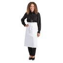 Whites Schürze mit normaler Taille, Weiß