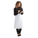 Whites Schürze mit normaler Taille, Weiß