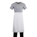 Whites Schürze mit normaler Taille, Weiß