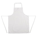 Weiße Latzschürze, Polycotton, Weiß