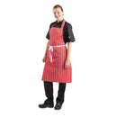 Whites Bib Apron Red And White Stripe