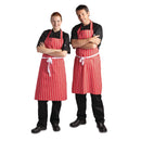 Whites Bib Apron Red And White Stripe