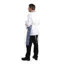 Tablier à bavette Whites Carreaux Bleus et Blancs