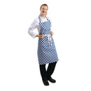 Tablier à bavette Whites Carreaux Bleus et Blancs
