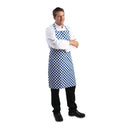 Tablier à bavette Whites Carreaux Bleus et Blancs
