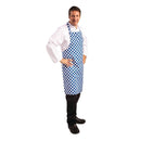 Tablier à bavette Whites Carreaux Bleus et Blancs