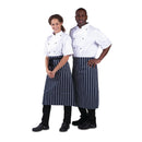 Whites Butchers Waist Apron Blue and White Stripe