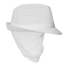 Trilby Hat with Net Snood White L