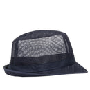 Trilby Hat with Snood Navy Blue L