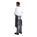 Whites Butchers Schürze, marineblau gestreift, extra groß
