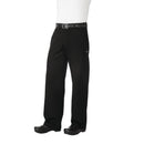 Chef Works Pantalon de Chef Unisexe Série Professionnelle Noir Chevrons M