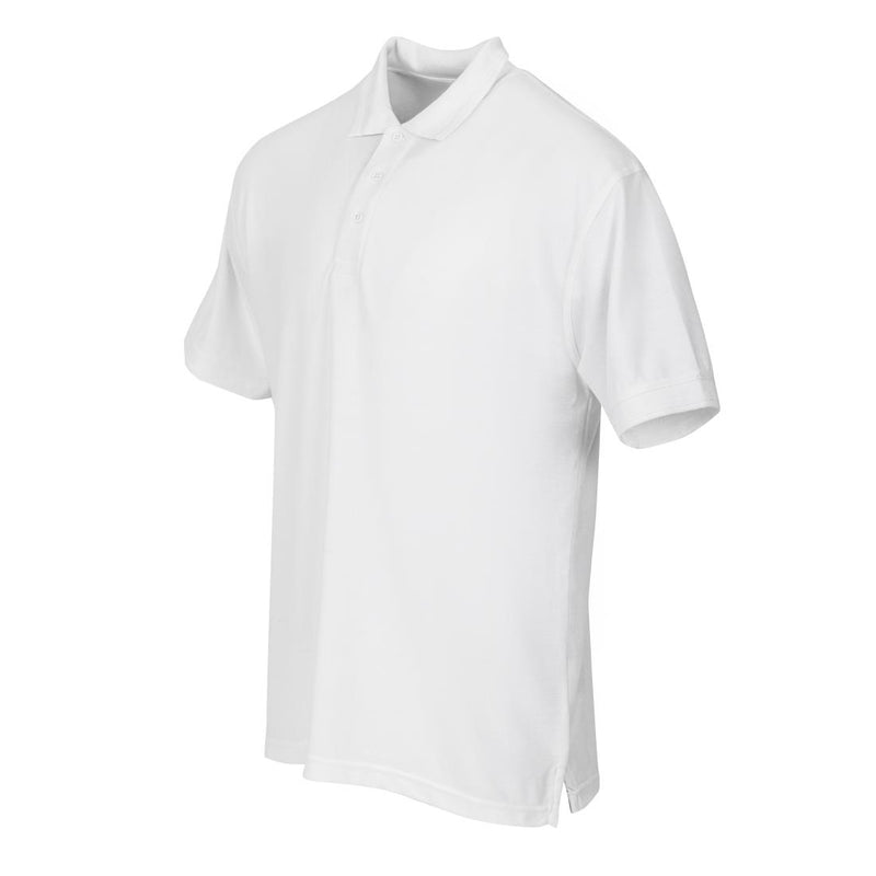 Unisex Poloshirt Weiß S