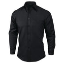 Chef Works Unisex Long Sleeve Dress Shirt Black XL