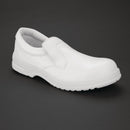 Lites Unisex Safety Slip On Weiß Größe 40