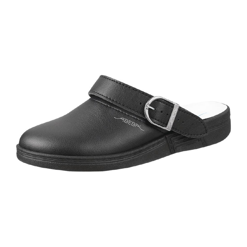 Abeba Microfibre Clogs Black Size 36