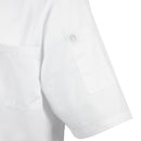 Chefs Works Montreal Cool Vent Unisex Short Sleeve Chefs Jacket White M