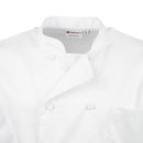 Chefs Works Montreal Cool Vent Unisex Short Sleeve Chefs Jacket White M