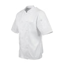 Chefs Works Montreal Cool Vent Unisex Short Sleeve Chefs Jacket White M