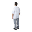 Chefs Works Montreal Cool Vent Veste de chef unisexe à manches courtes Blanc L