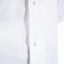Whites Nevada Unisex Chefs Jacket Short Sleeve Black and White XL