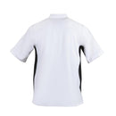 Whites Nevada Unisex Chefs Jacket Short Sleeve Black and White 2XL