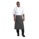 Whites Butchers Waist Apron Black and White Stripe