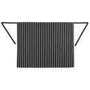 Whites Butchers Waist Apron Black and White Stripe