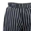 Chef Works Designer Baggy Pant Noir et Blanc Rayé S