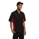Chef Works Chemise contrastée unisexe noir et rouge L