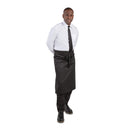 Whites Schürze mit normaler Taille, Schwarz