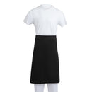 Whites Schürze mit normaler Taille, Schwarz