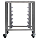 TurboFan Edelstahlständer mit Rollen und Dreharretierung SK32