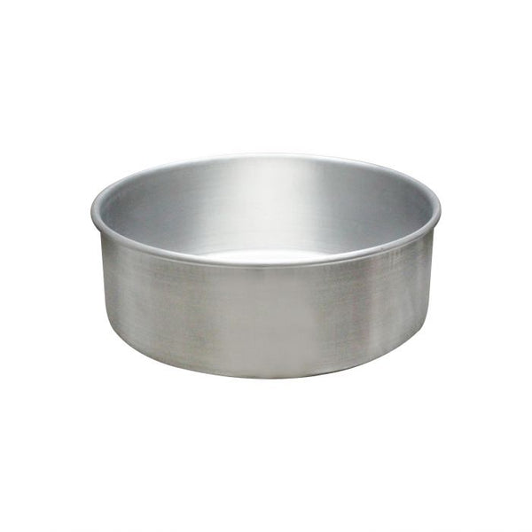 Round Aluminium Cake Pan with Straight Sides 203mm x 76mm (8'' x 3'')